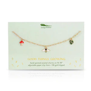 Enamel Treasure Necklace - Grow