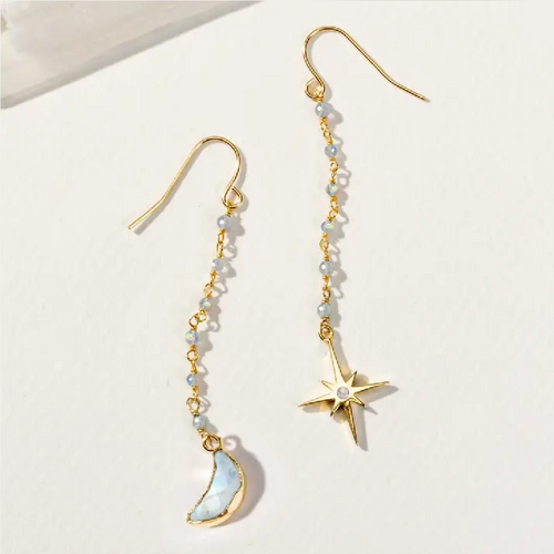 Celeste Mismatched Fishhook Earrings