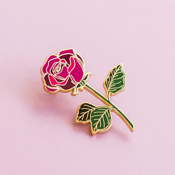 Rose Enamel Pin