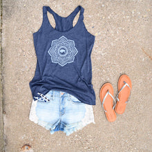 Buffalo Mandala Tank Top - Navy