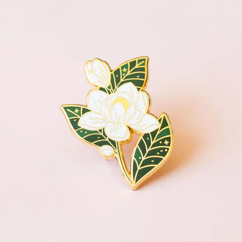 Southern Magnolia Enamel Pin