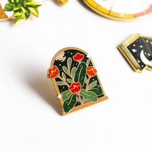 Nighttime Blossom Enamel Pin