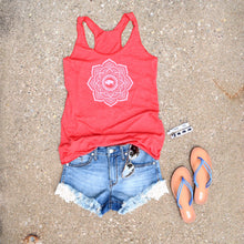 Buffalo Mandala Tank Top - Red