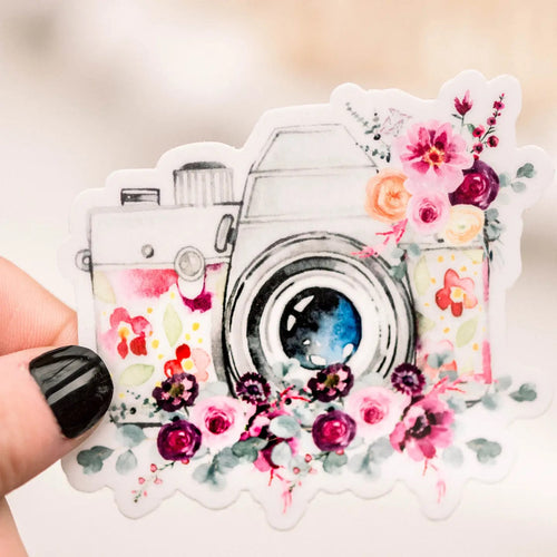 Floral Camera Sticker