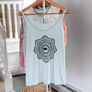 Seafoam Mandala Tank Top