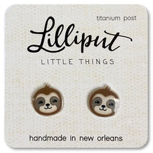 Acrylic Earrings - Sloth