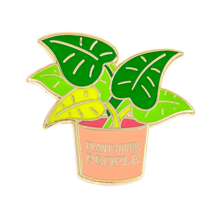 Plants Over People Enamel Pin