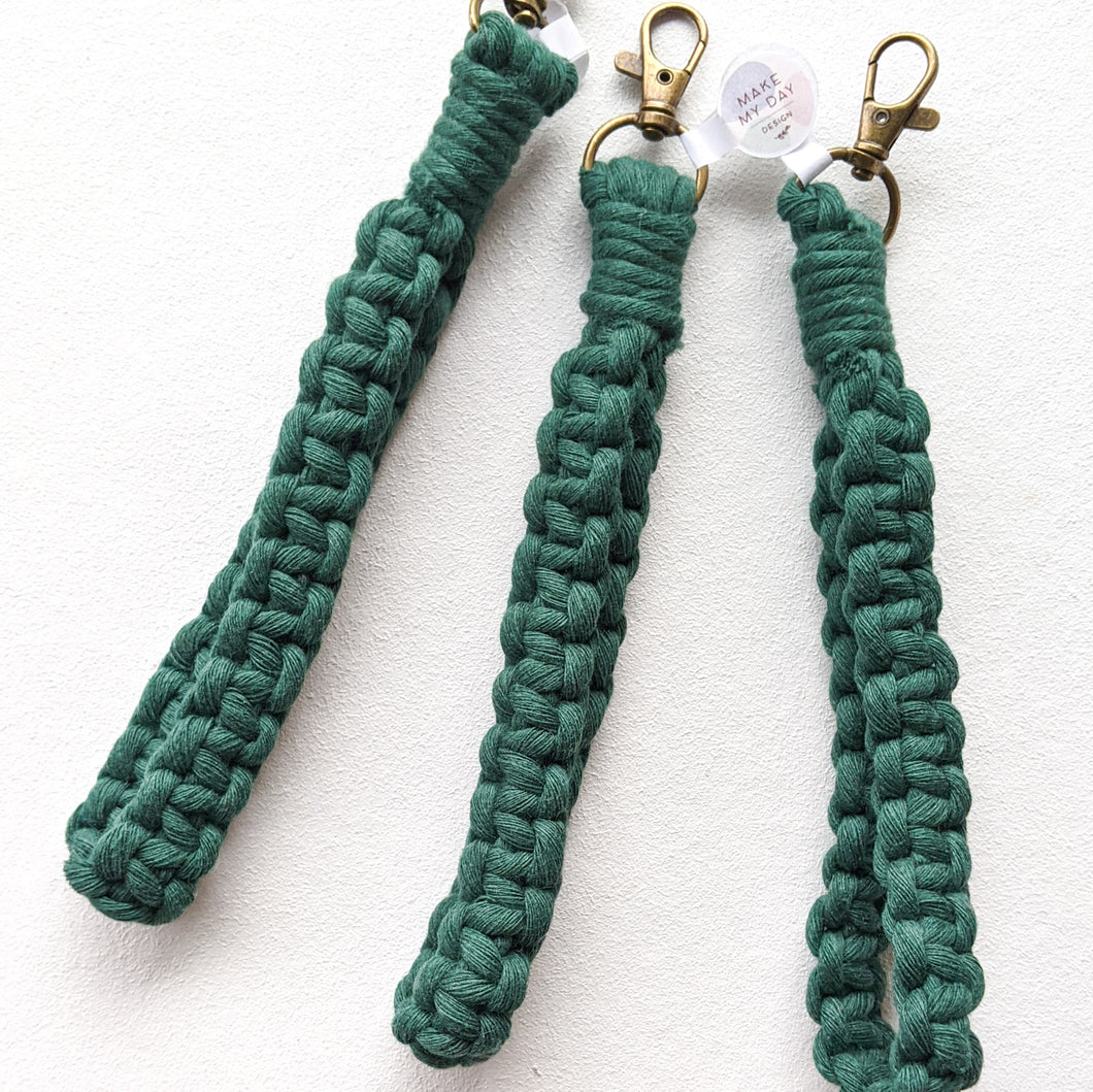 Macrame Wristlet Keychain