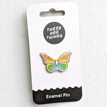 Rainbow Butterfly Enamel Pin