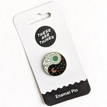 Yin Yang Sun & Moon Enamel Pin