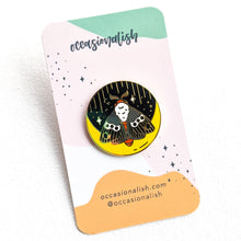 Moonlit Moth Enamel Pin