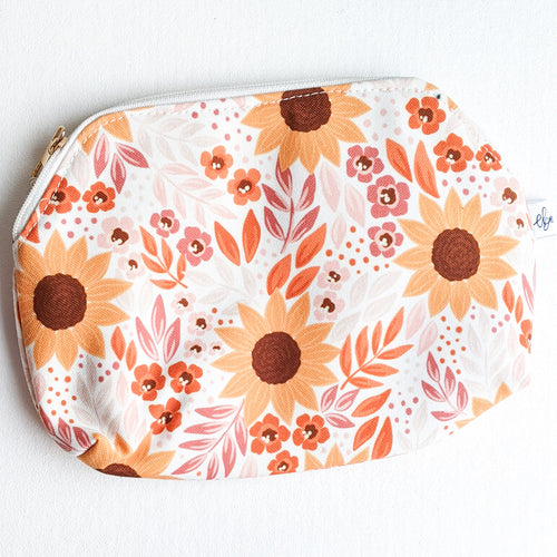 Sunflower Field Zipper Pouch