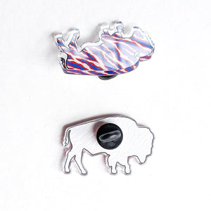Acrylic Buffalo Pin