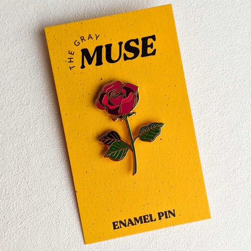 Rose Enamel Pin