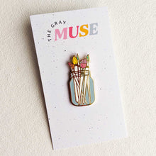 Paint Brushes Enamel Pin