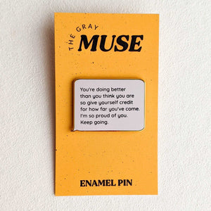 Incoming Text Message Enamel Pin