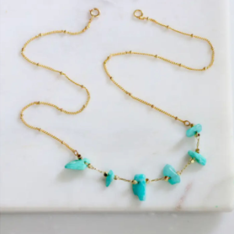 Amazonite Nugget Necklace